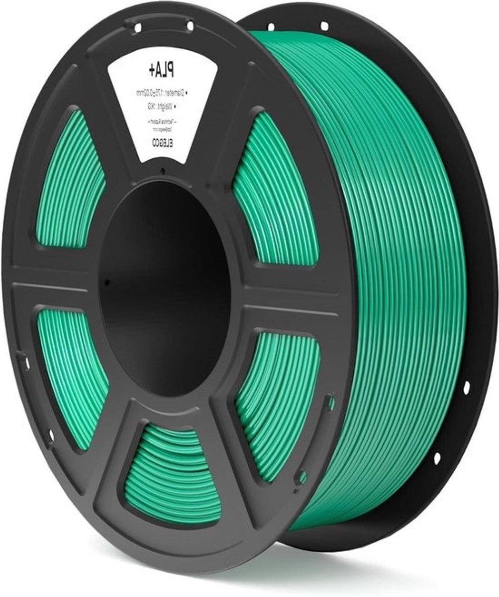 PLA+ Filament - 3D Print Materiaal - Modellen Maken - Hogere Sterkte - 1.75 mm 1 kg - Zeegroen