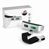 Digitale Kofferweegschaal - Tot 50 kg - 10 g Precisie - Verlicht LCD-Display - Tarra - Band & Haak