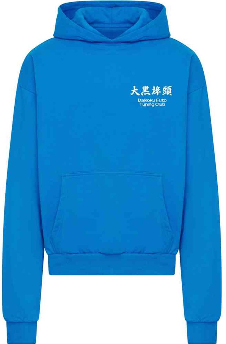Mister Tee Yokohama Race Heavy Oversize Hoodie/trui S Blauw