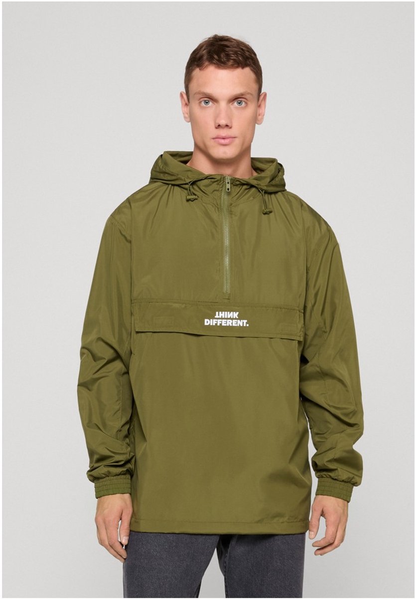 Mister Tee Think Different Basic Pullover Jas S Olijfgroen