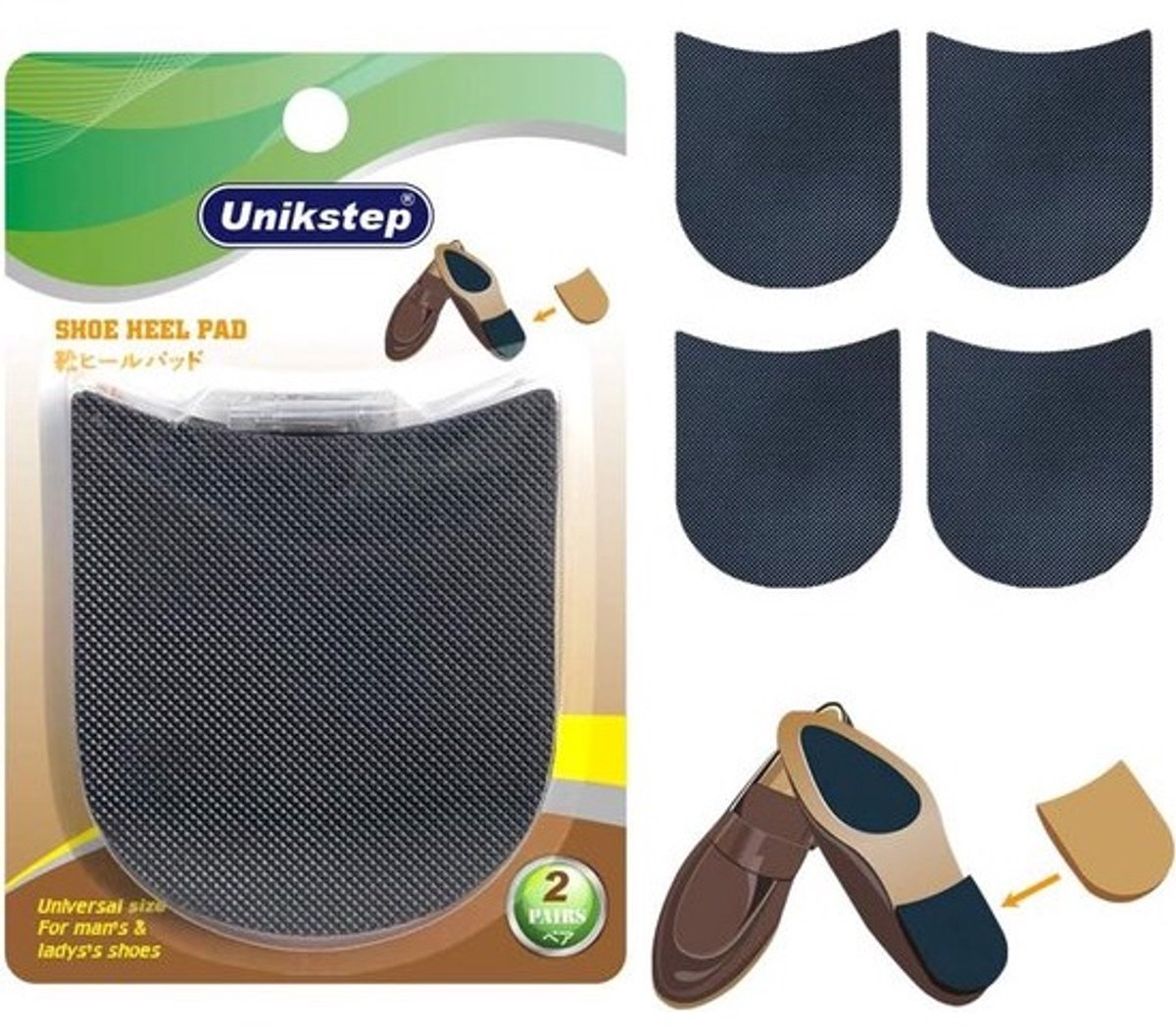 Anti-Slip Schoen Hakken Reparatie Set 4 Stuks met Bevestigingsmateriaal 3.5mm Dik
