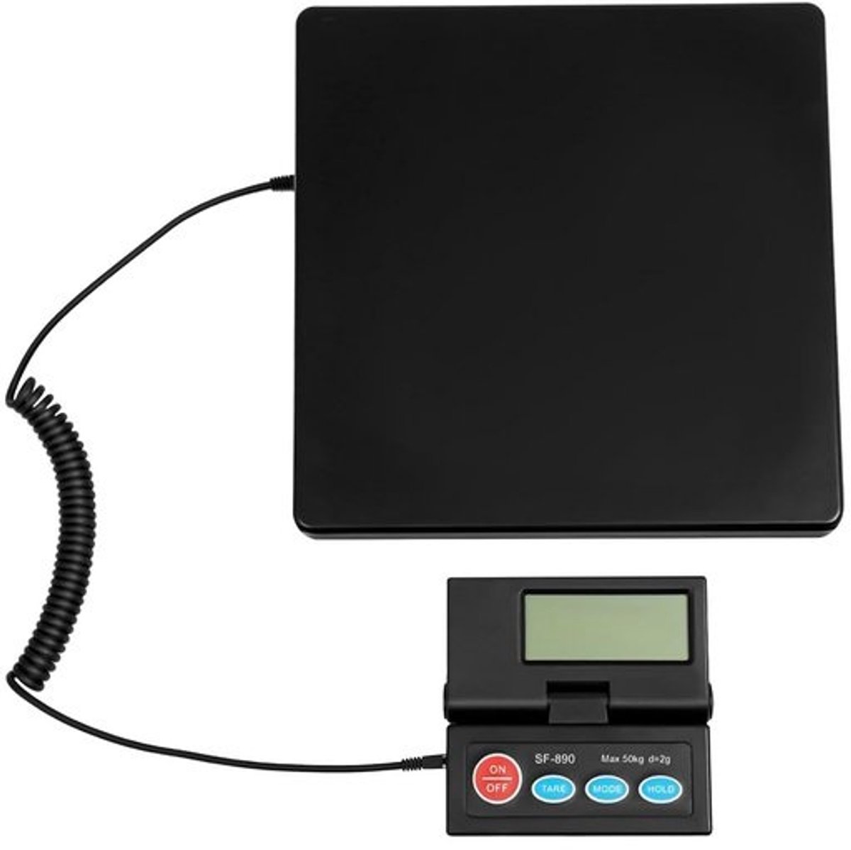 Professionele Digitale Pakketweegschaal 50 kg Precisie Tafelweegschaal met 1g Nauwkeurigheid