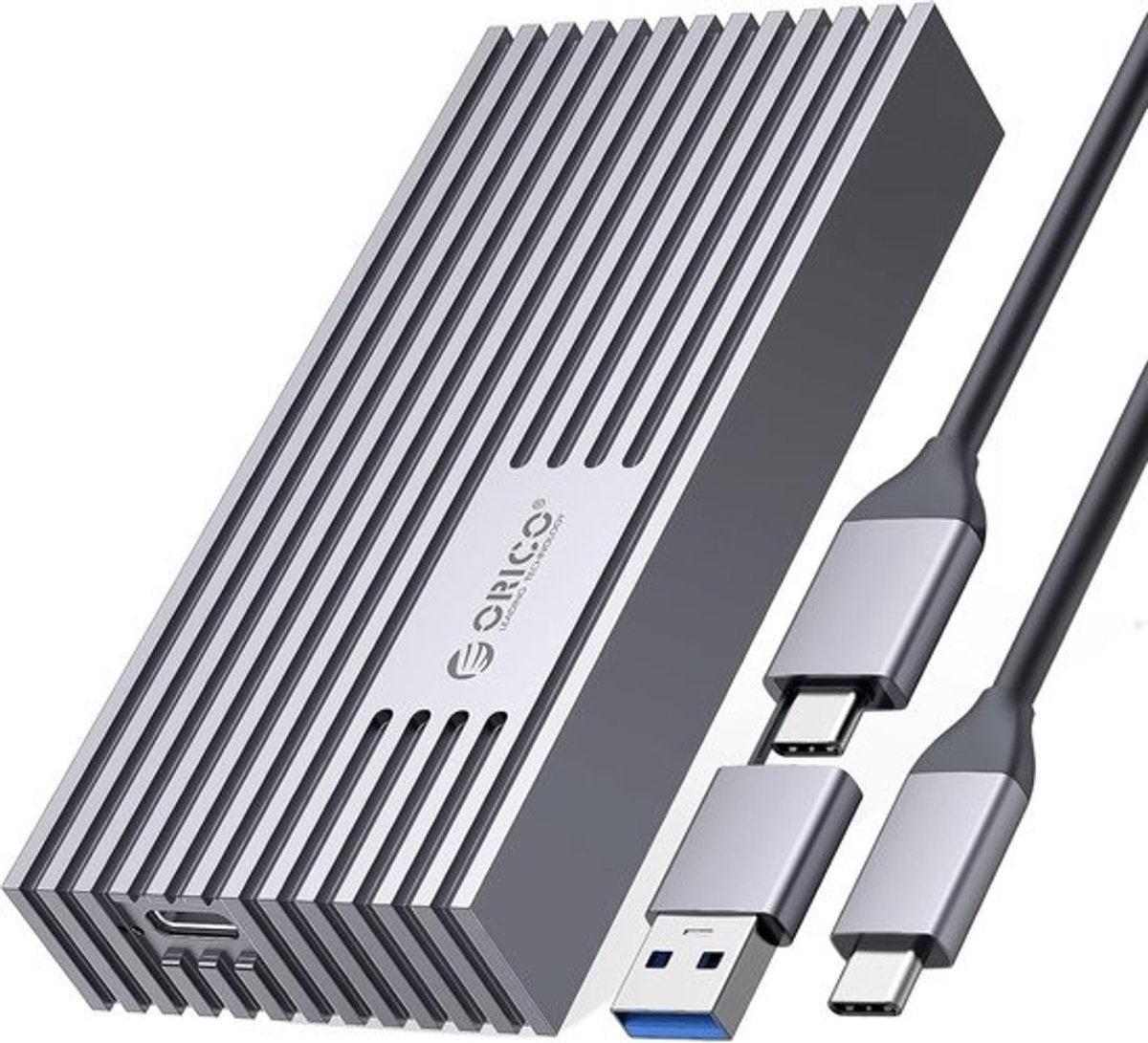 Snelle Externe Behuizing voor M.2 NVMe SSD met 40Gbps Ondersteuning - Aluminium Koeling
