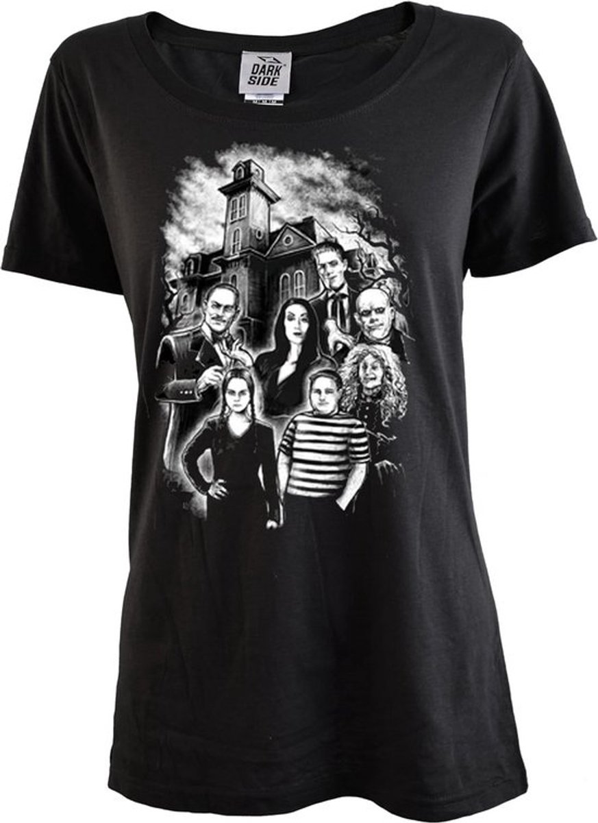 Dames T-shirt Zwart Echt Horror Thema XL