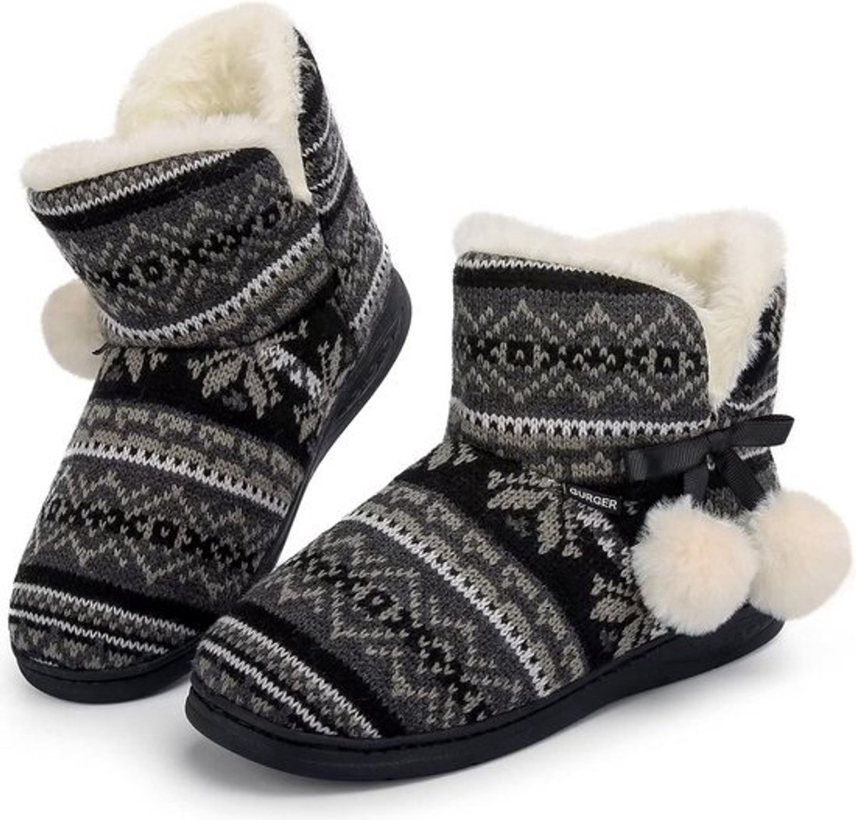 Warme Pluche Pantoffels voor Kinderen - Hoog Model Binnenhuis Sloffen
