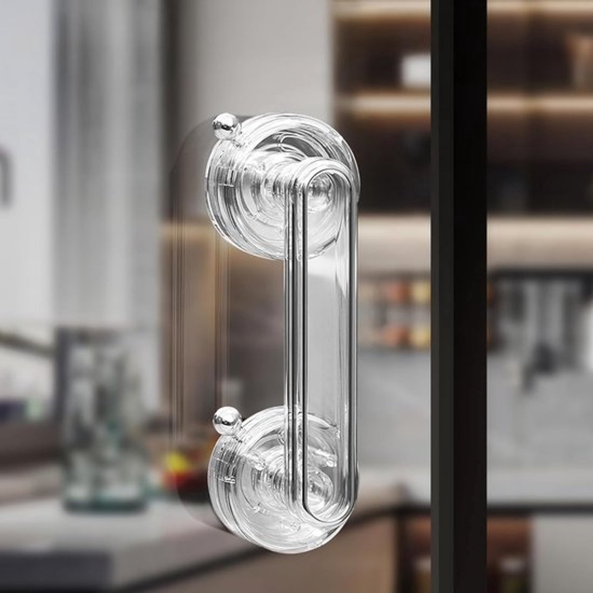 Deurhendel met Zuignap - Zelfklevend voor Glas, Lades en Deuren