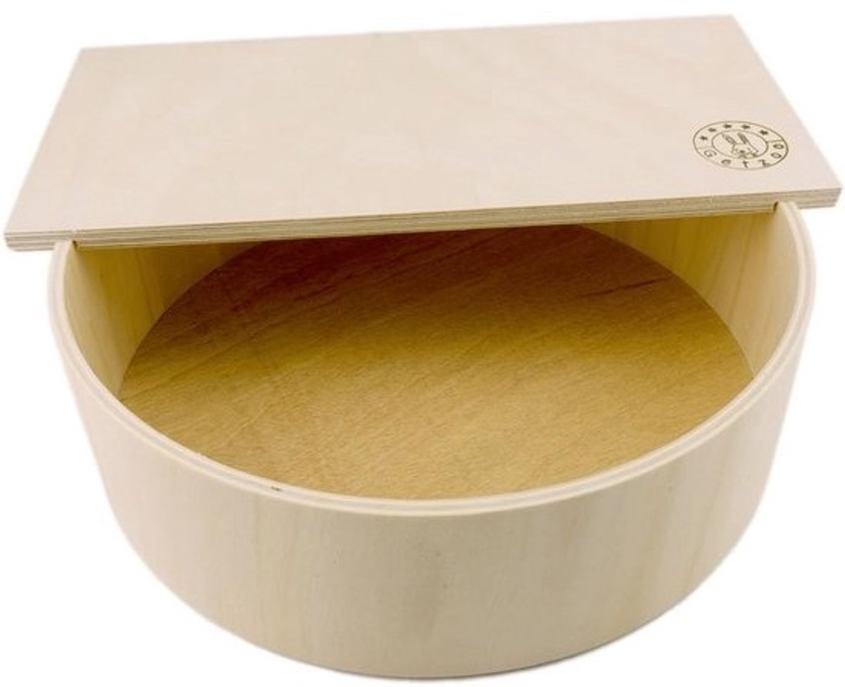 Ronde Zandbak voor Kleine Dieren Ø 27 cm - Natuurlijke Nagelverzorging en Buddelbox