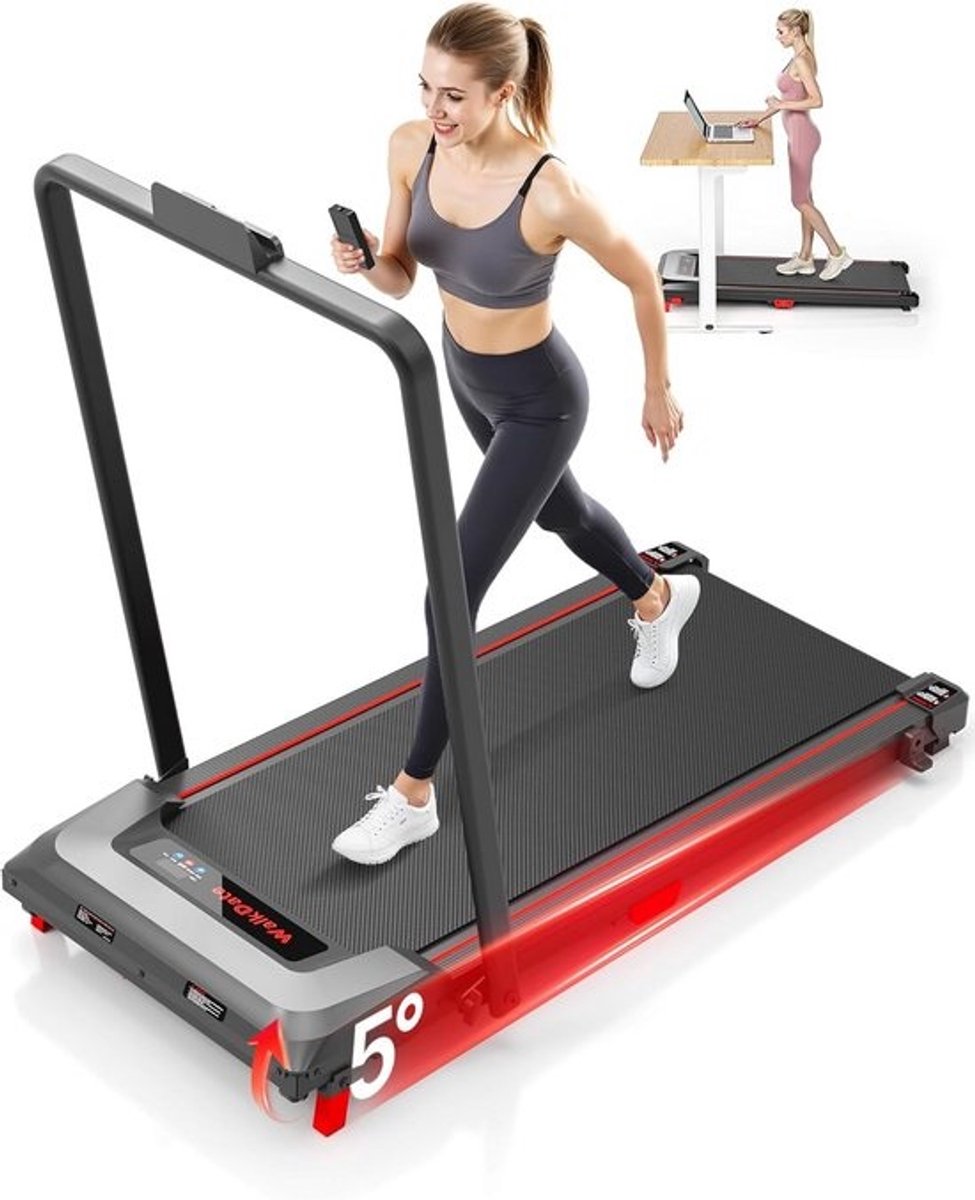 Loopband Inklapbaar - Hometrainer Elektrisch - Walking Pad Fitness - thuissport