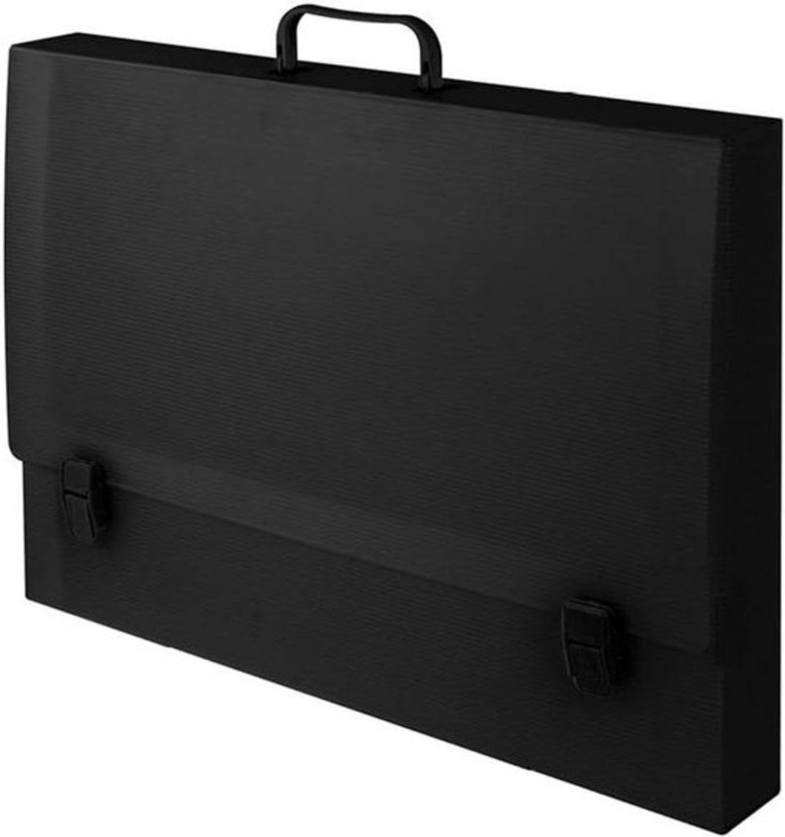Reis Koffer - Bagage Koffer - Veilig Vervoer - Twee Sluitingen - 51 x 71 cm - Zwart