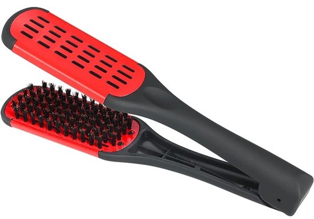 Professionele stijlkam met varkenshaar voor glad en stijl haar