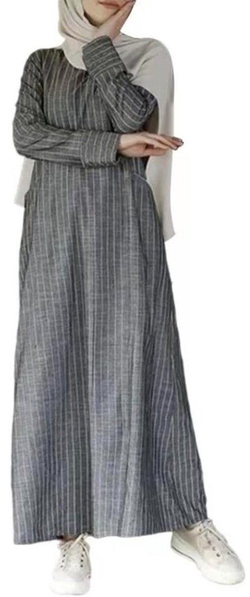 Elegante Islamitische Jurk voor Dames - Geschikt als Abaya, Jilbab of Aftan
