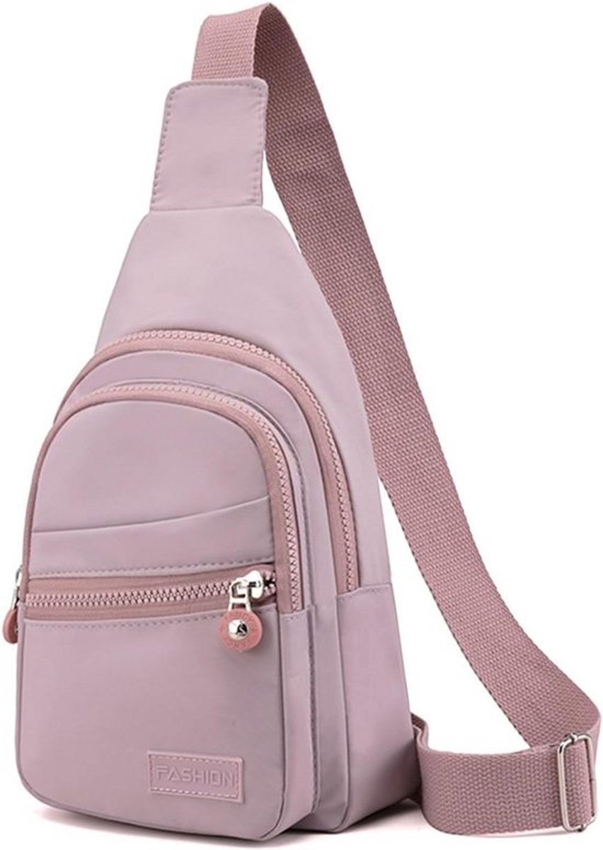 Crossbody Tas Lichtgewicht Borsttas met Brede Schouderband - Waterdicht voor Fietsen, Wandelen en Reizen