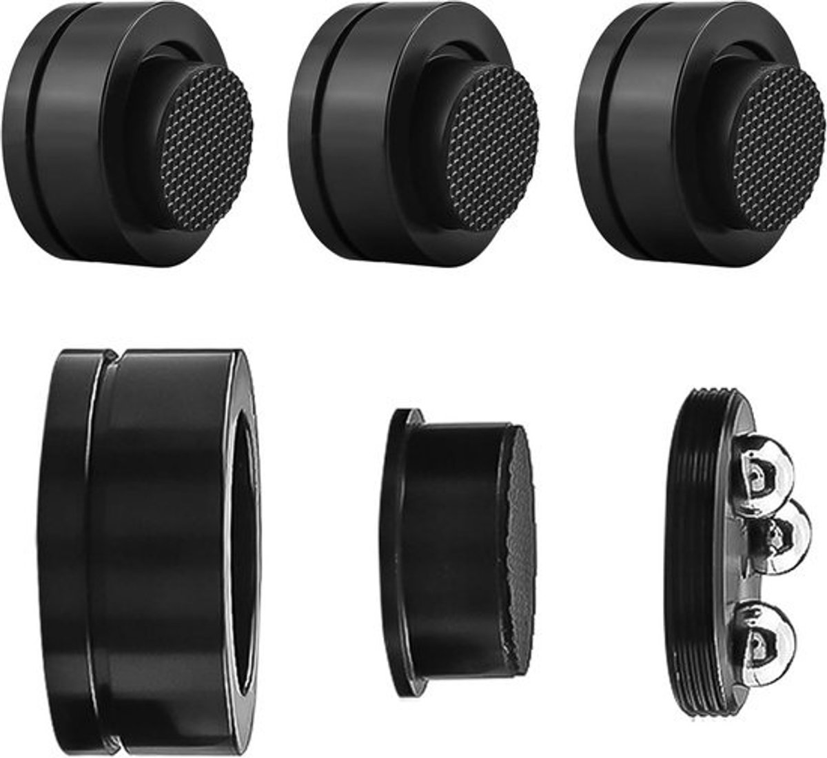 Set van 4 Verstelbare Hifi Luidspreker Isolatievoeten met Basis Pads