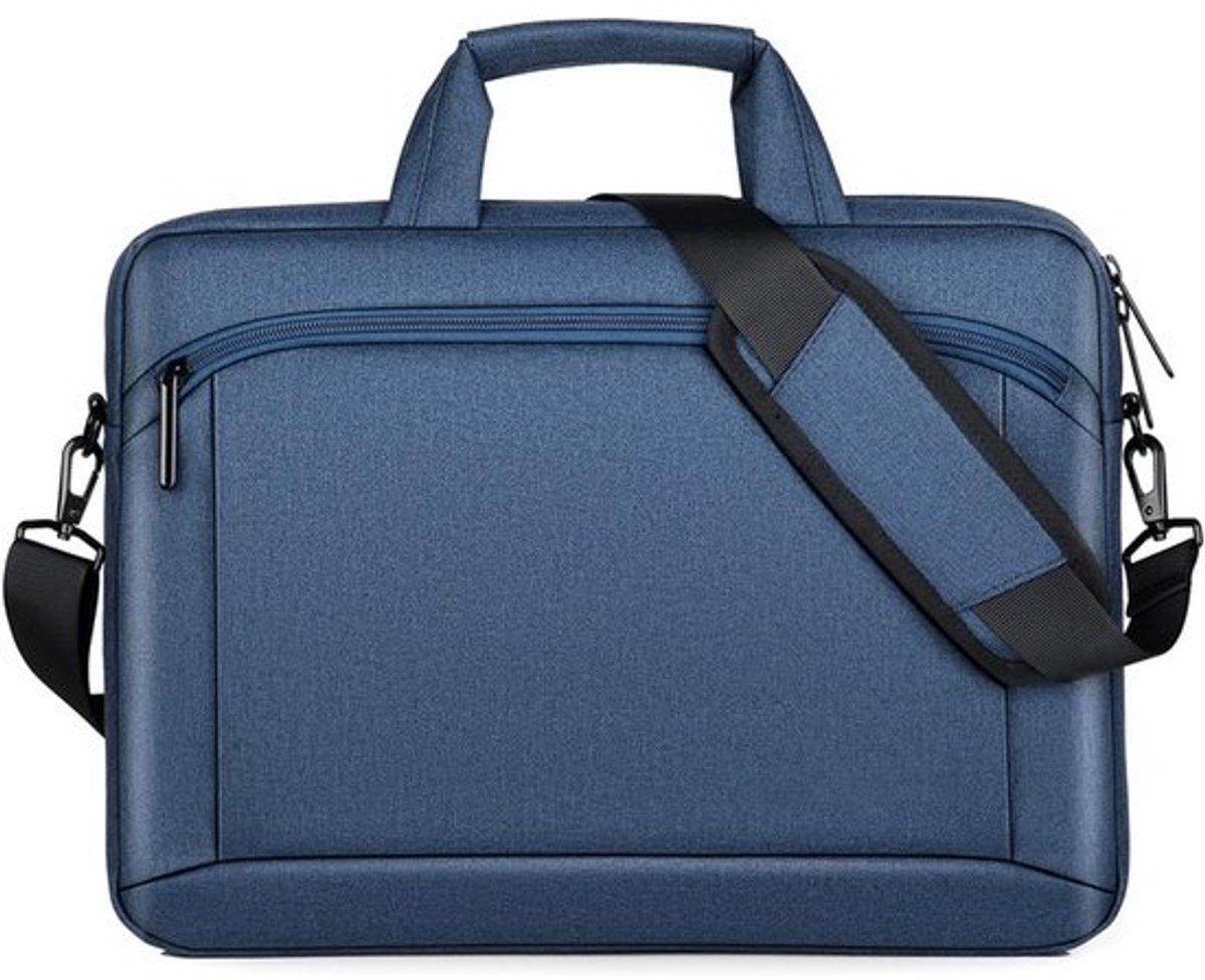 Laptoptas voor 15.6 Inch Heren Dames - Schoudertas & Aktetas voor School, Werk en Reizen