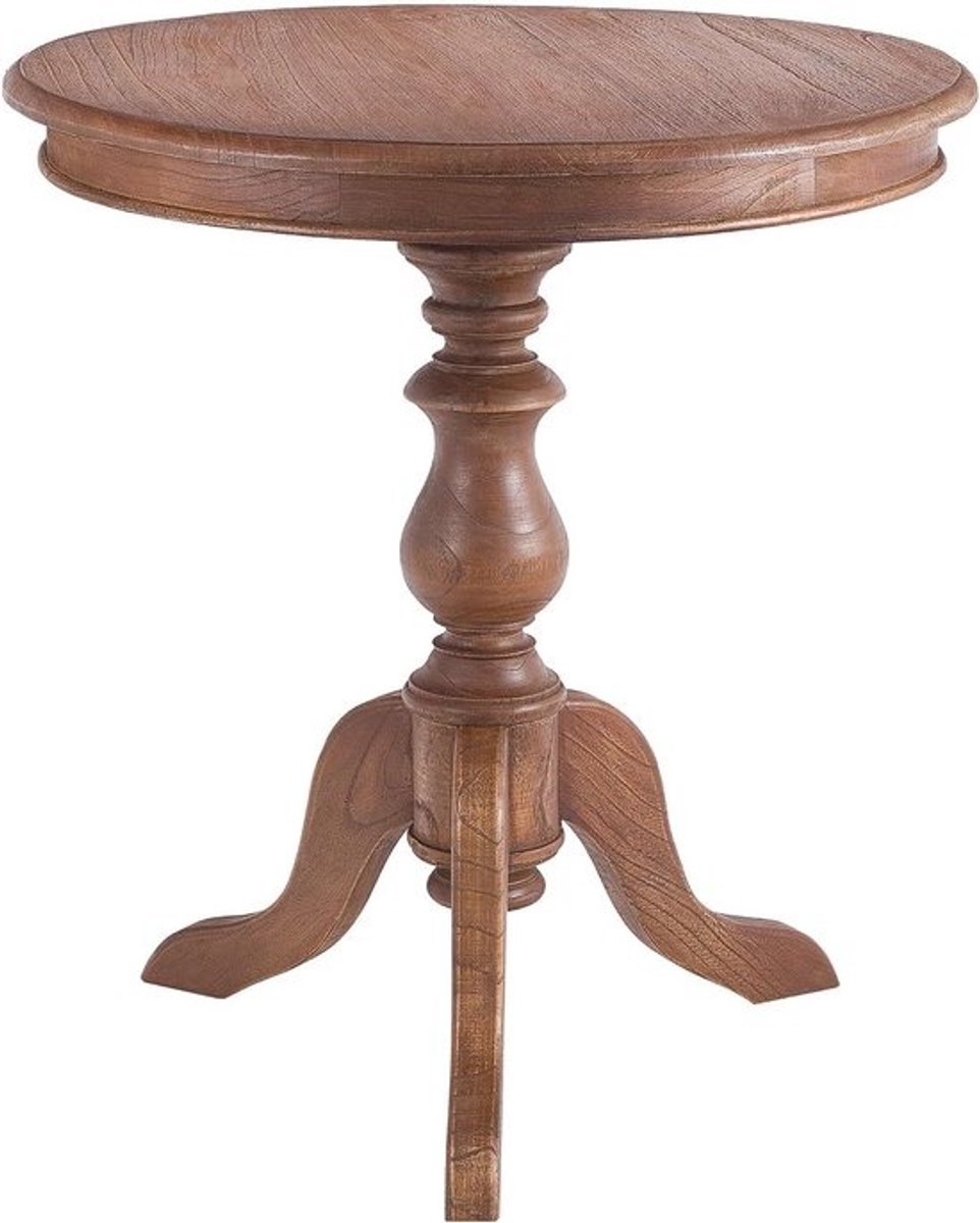 Ronde bijzettafel van Mindihout 70 cm voor woonkamer en kantoor