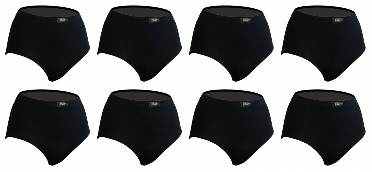 Racky Dames 8-pack: Maxi - Zwart