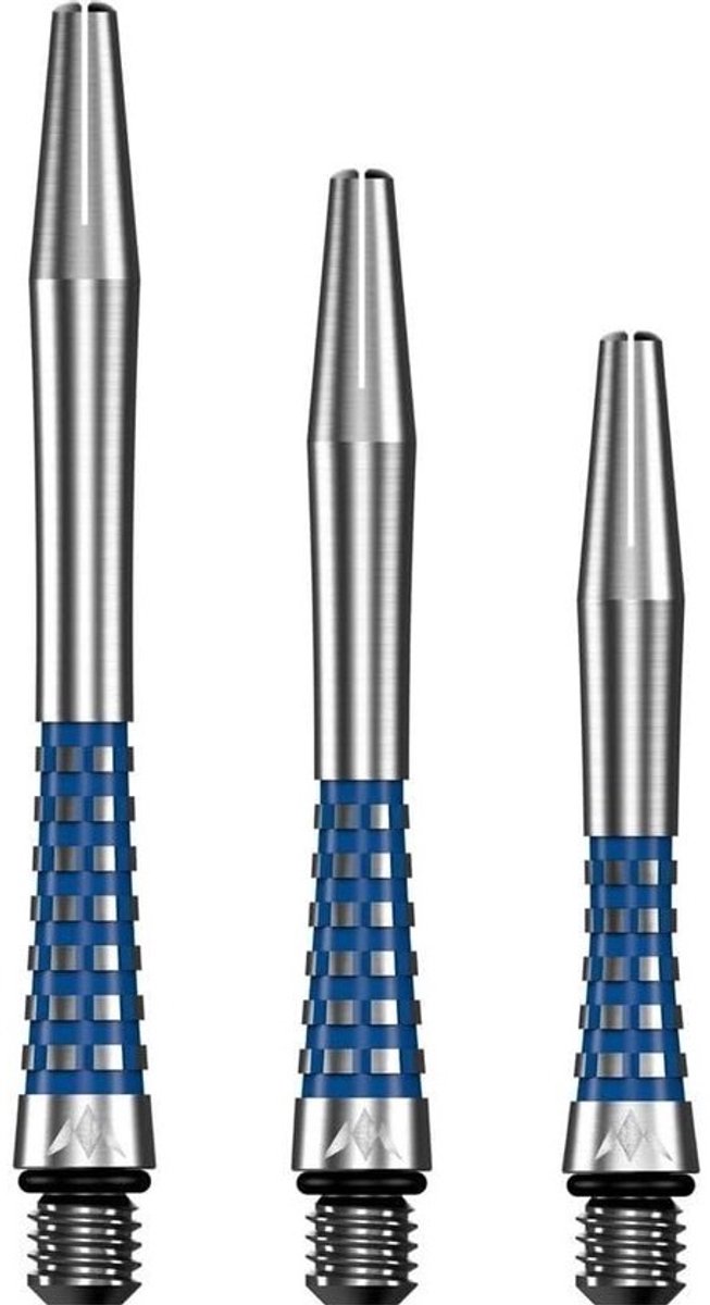 Dart Pijltjes Assen Aluminium - Korte Blauwe Schroefassen