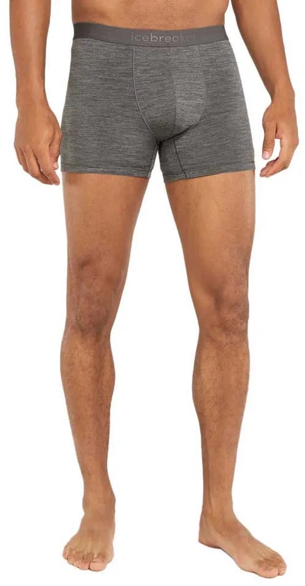 Icebreaker Merino 125 Cool-lite Anatomica Boxers Grijs L Man