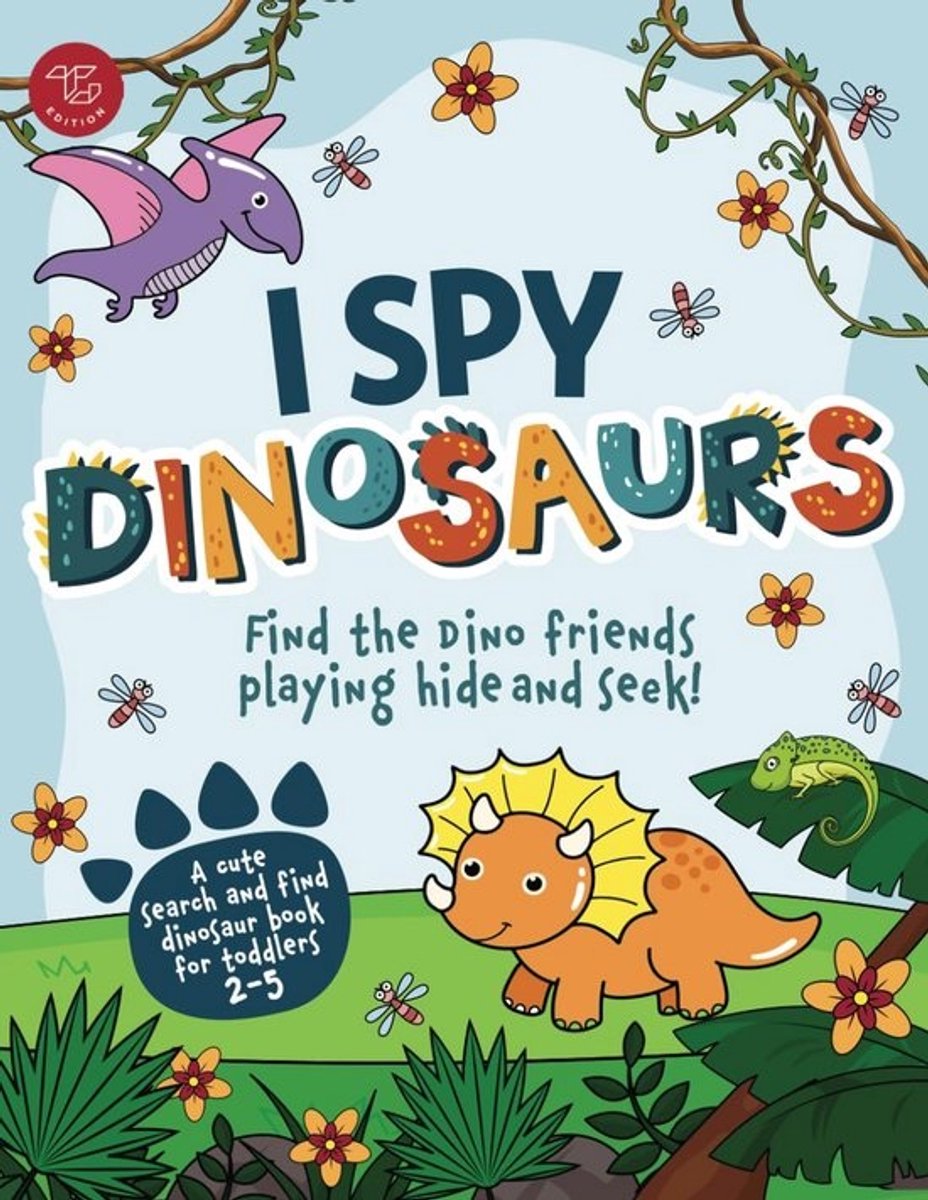 Zoekboek Dinosaurus Spelletjes voor Peuters en Kleuters 2-5 Jaar | Leerzaam Prentenboek