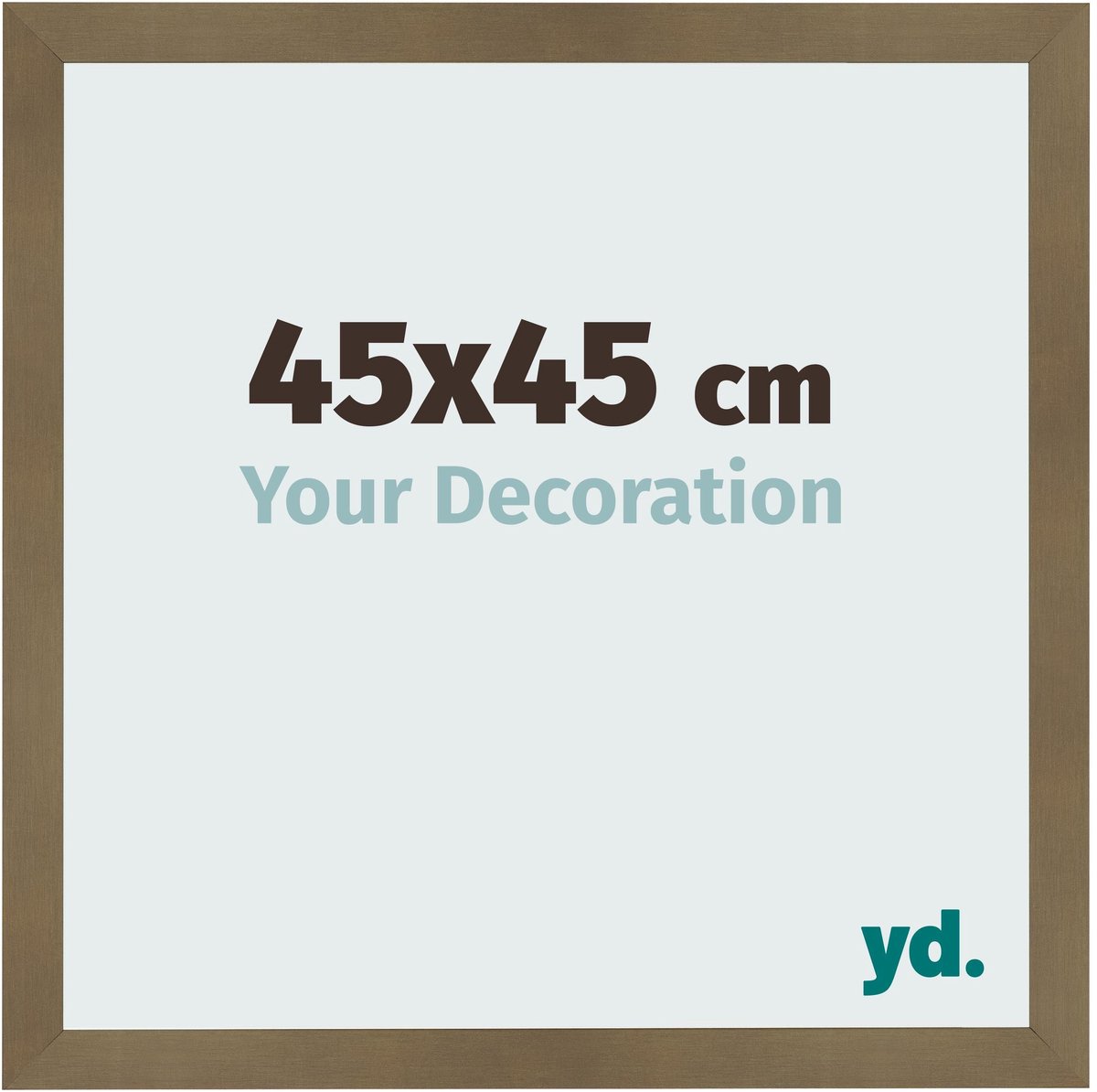 Your Decoration - Fotolijst 45x45 cm - MDF - Brons Decor - Bologna