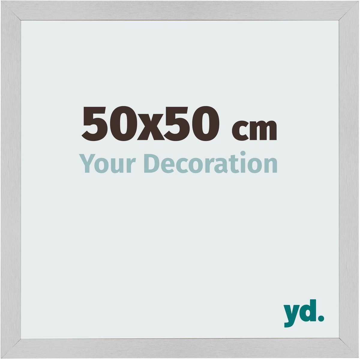 Your Decoration - Fotolijst 50x50 cm - MDF - Edelstaal - Bologna