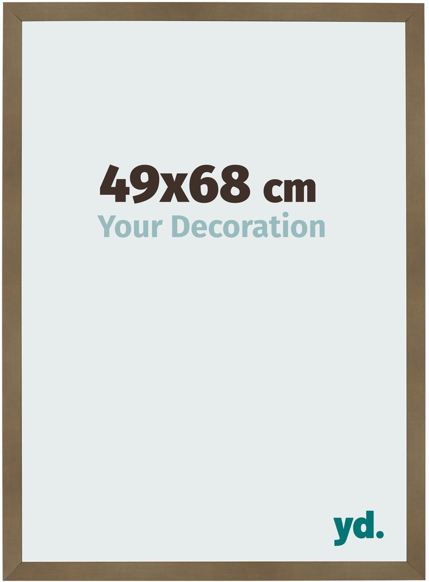 Your Decoration - Fotolijst 49x68 cm - MDF - Brons Decor - Bologna