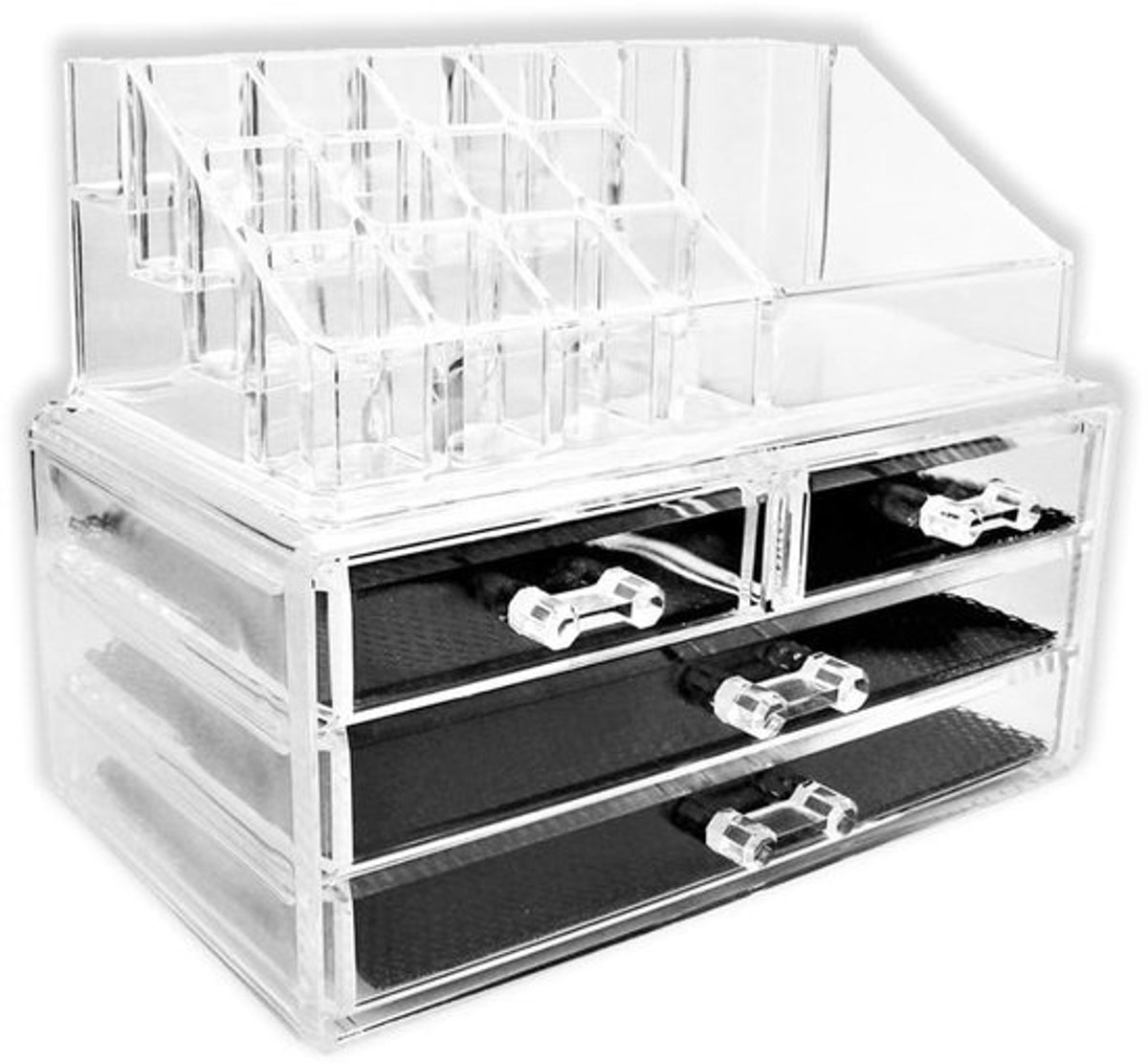 Transparante Make-up Organizer voor Cosmetica en Sieraden