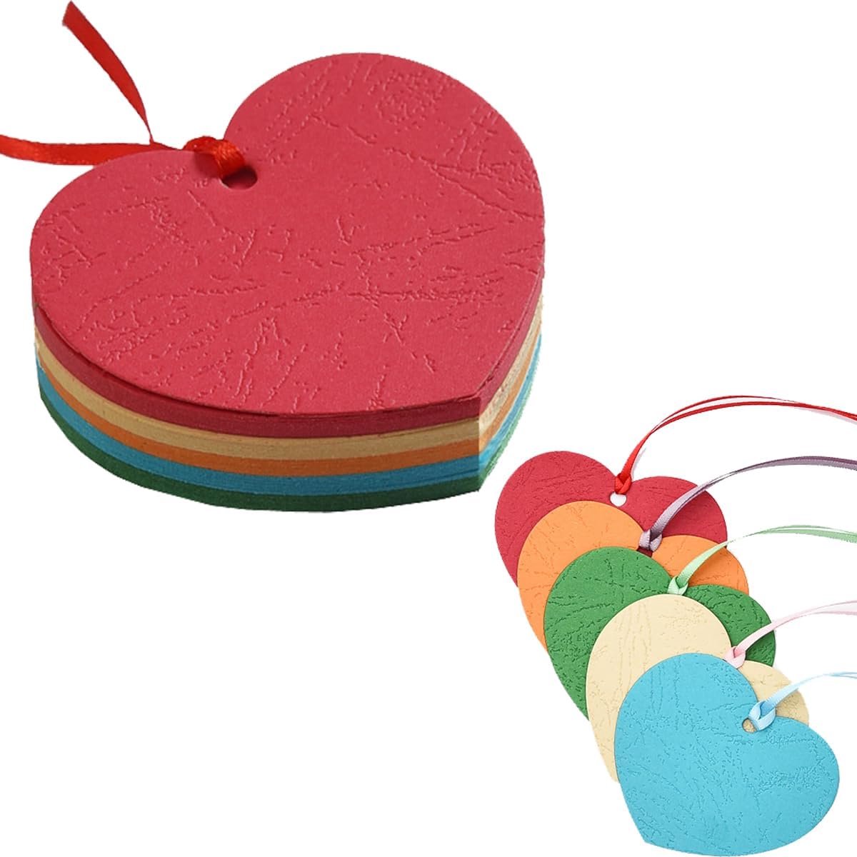 Kaarten blanco - 50 stuks - Papier - Wenskaarten - Kaartje - Valentijnskaart - Bedankkaart - Voor cadeaubonnen, zelfgemaakte bedankkaartjes, feestuitnodigingen - 9.4*8.2CM