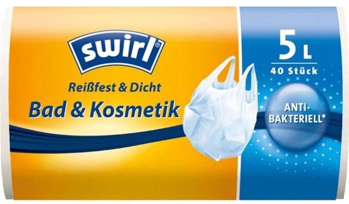 Vuilniszakken met trekband - 5 Liter - 40 stuks - Sterk en Resistent