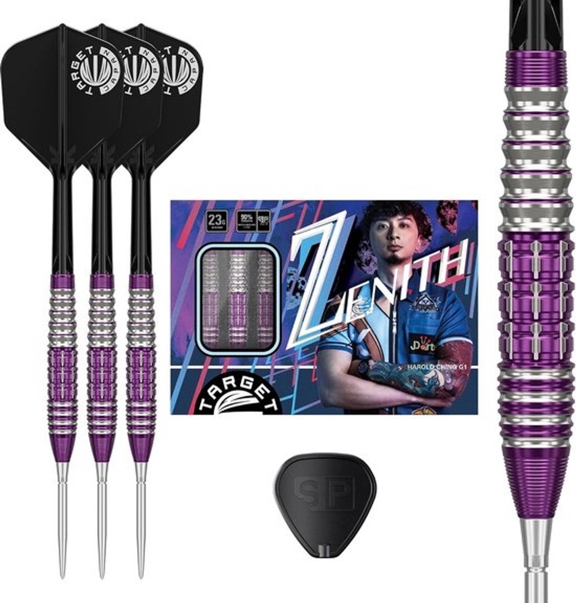 90% Tungsten Steel Tip Dart Set met Verwisselbare Punten en Professionele Stabilisatie