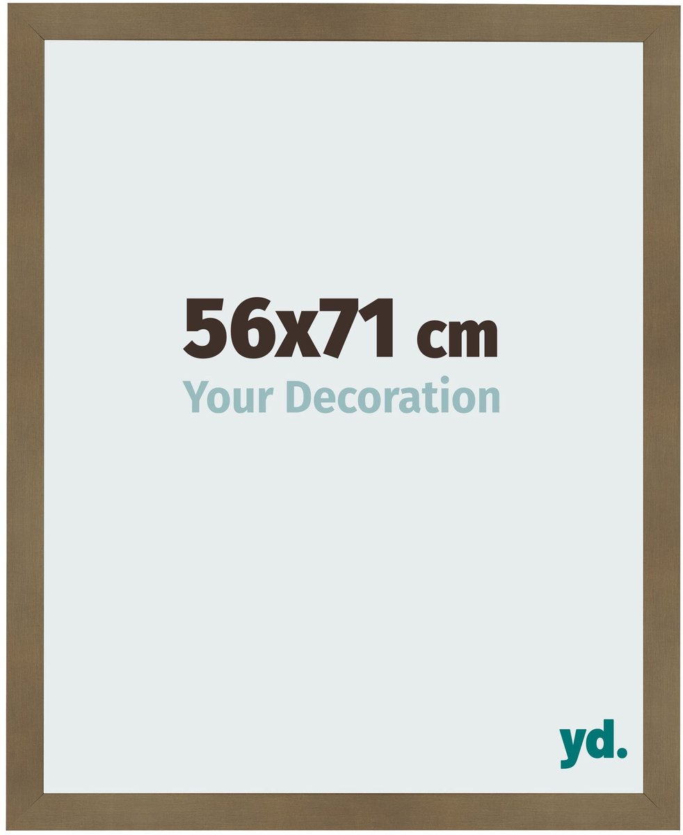 Your Decoration - Fotolijst 56x71 cm - MDF - Brons Decor - Bologna