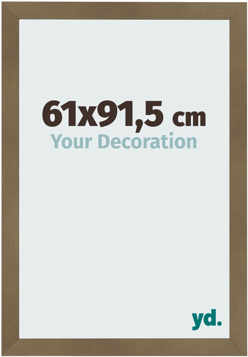 Your Decoration - Fotolijst 61x91,5 cm - MDF - Brons Decor - Bologna