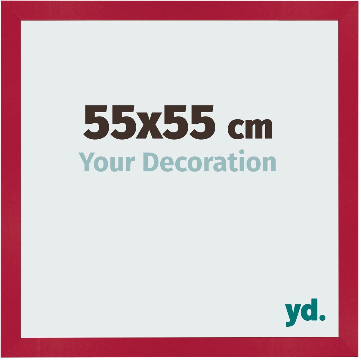 Your Decoration - Fotolijst 55x55 cm - MDF - Rood - Bologna