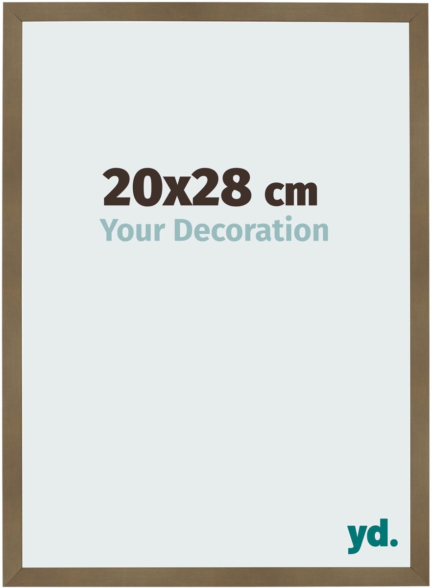 Your Decoration - Fotolijst 20x28 cm - MDF - Brons Decor - Bologna