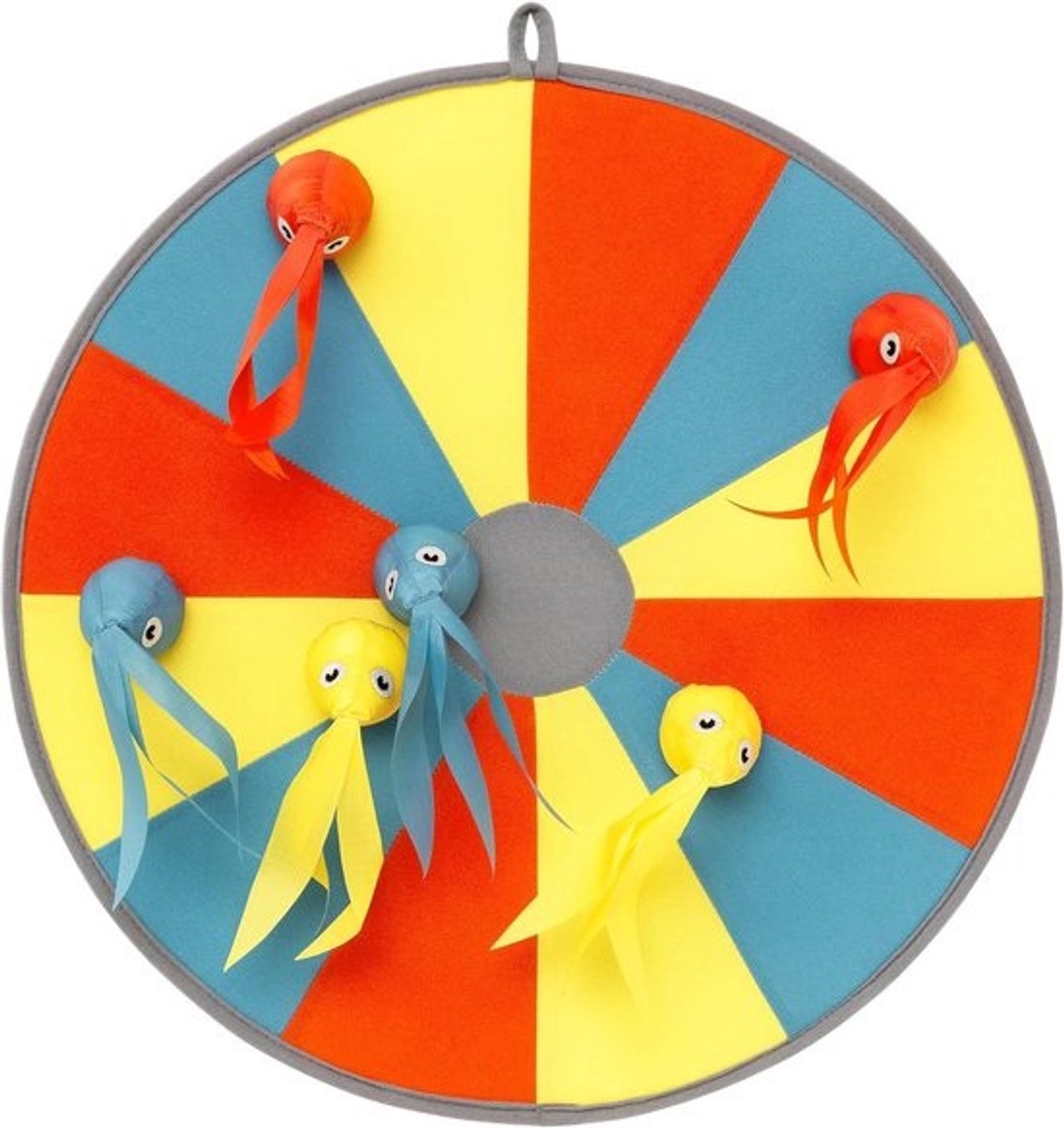Dartspel - Zacht dartbord - Spelplezier Binnen - Draagbaar ontwerp - 55 cm breed - Multicolor