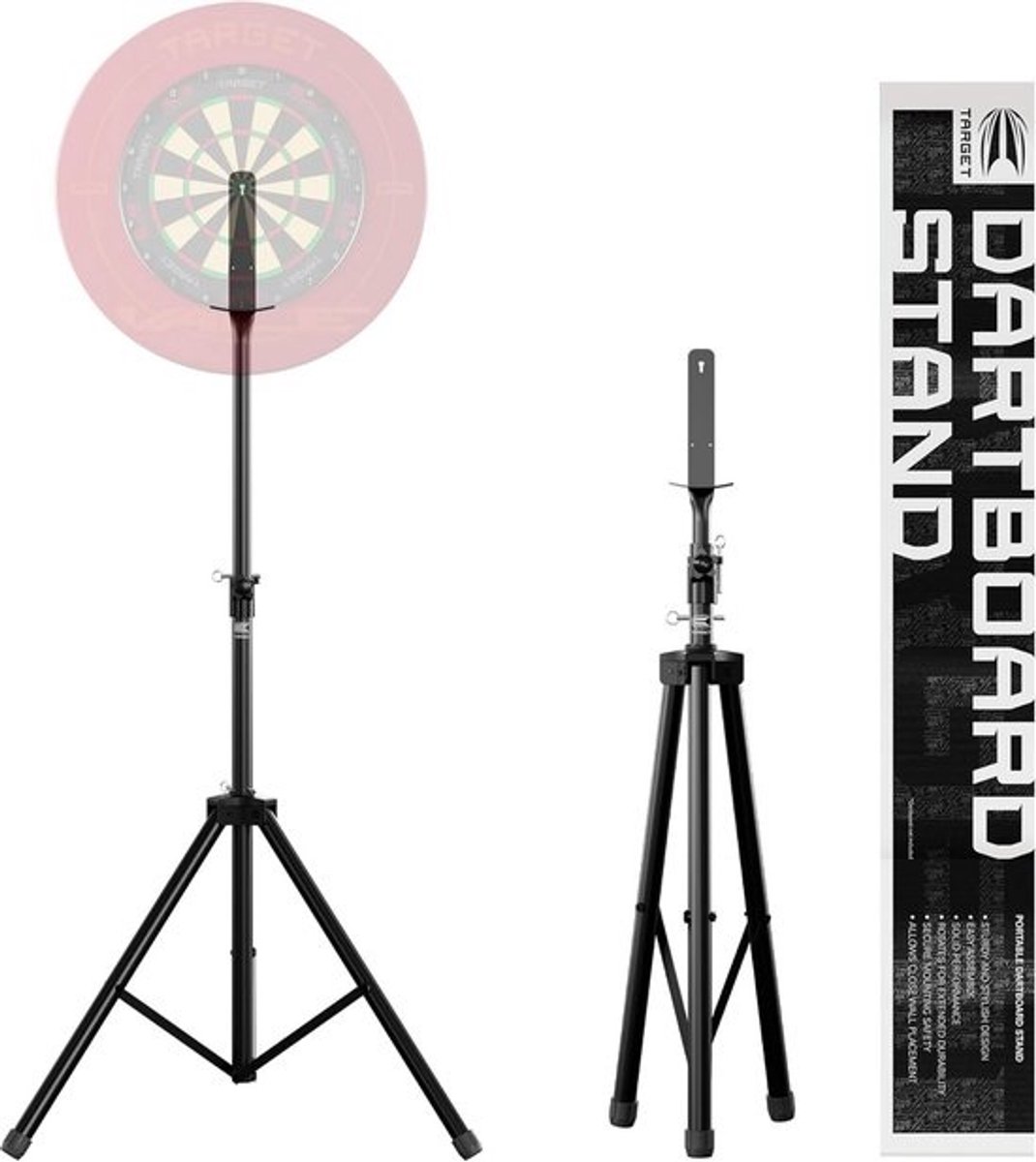 Darts Standaard voor Dartbord - Draagbaar & Inklapbaar Dartbord Statief voor Binnen en Buiten