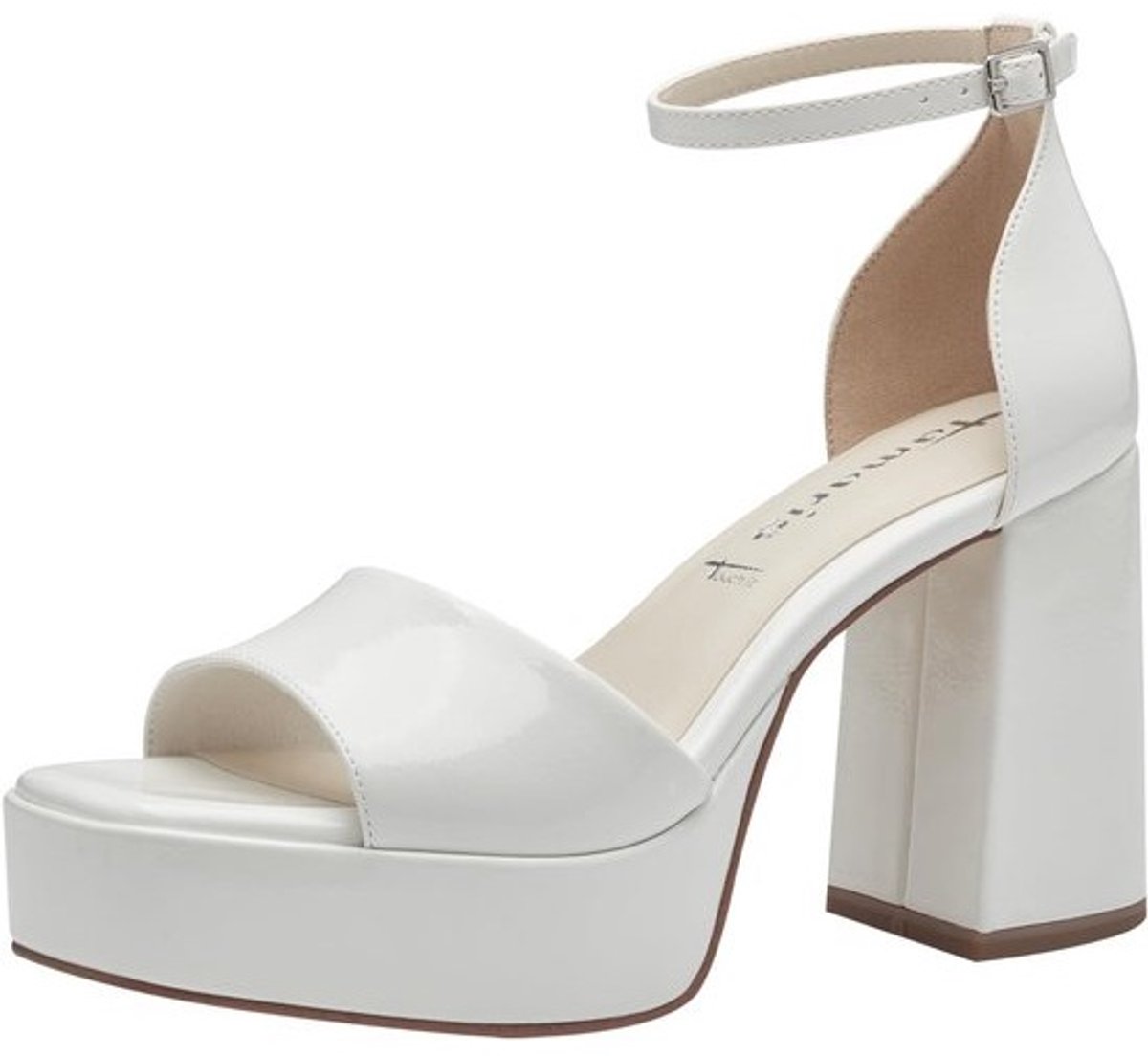 Elegante dames sandaaltjes met blokhak en Touch-IT-technologie