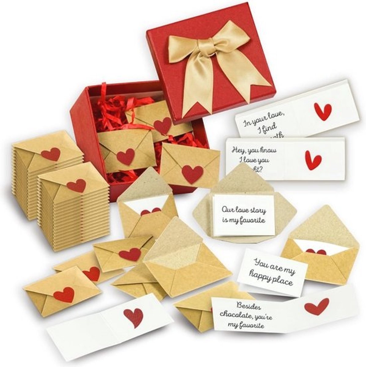 60 Liefdesbrieven voor hem en voor haar, leuke geschenken voor Valentijn en verjaardag