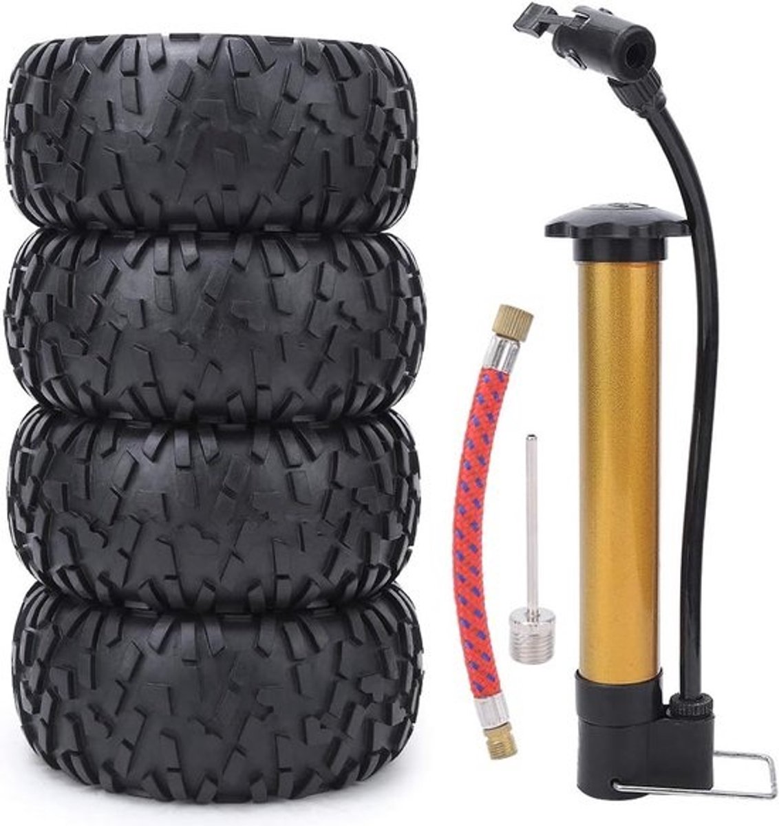 Universele Opblaasbare RC Banden 2.2 Inch Upgrade voor 1/10 Schaal Modellen