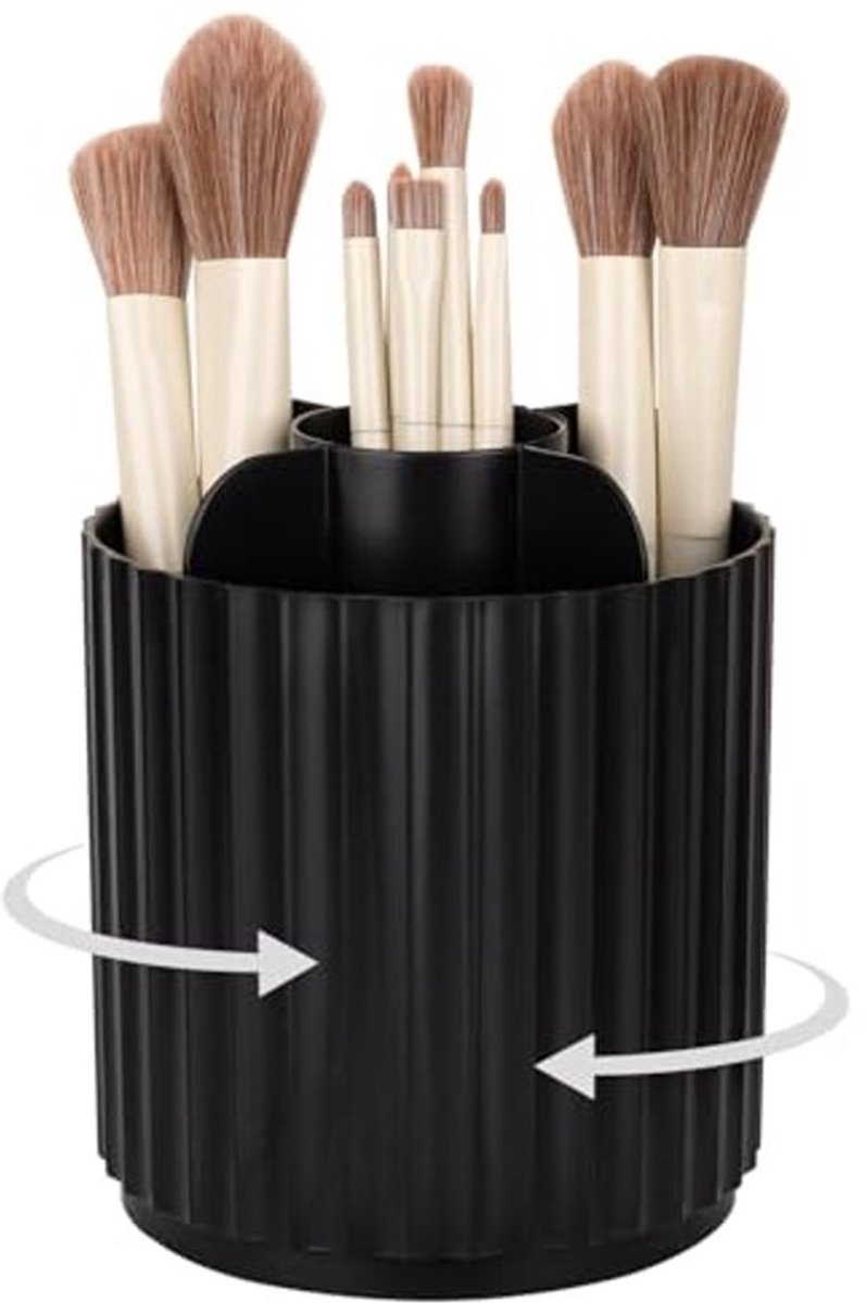 360° Roterende Make-up Borstelhouder Organizer - Cosmetica Opslag Beker voor Ijdelheid