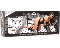 XR Brands - Obedience Bench Met Seksmachine - Zwart