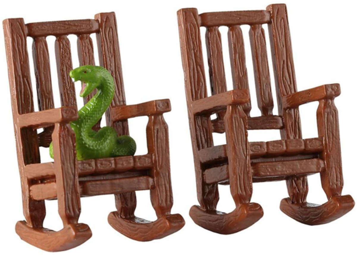 Spooky Town - Scary Rocking Chair - Set van 2