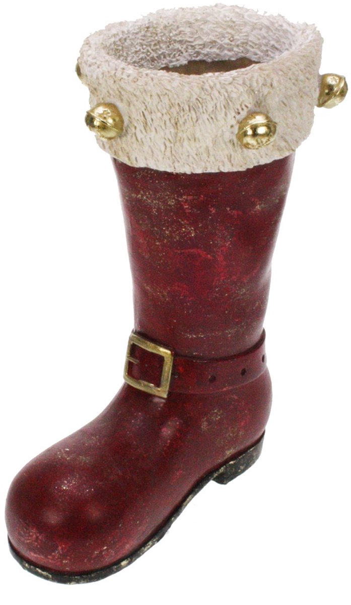 Kerstlaars met bellen 29x15,5x31cm