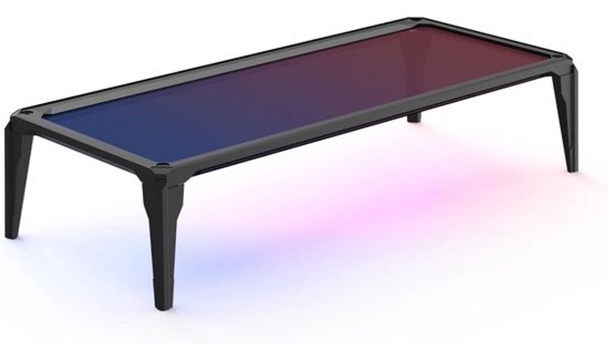 RGB Gaming Desktop Stand voor Monitorarm - Ideale Bureau Accessoires voor Gaming Setup en Kamerdecoratie - Zwart