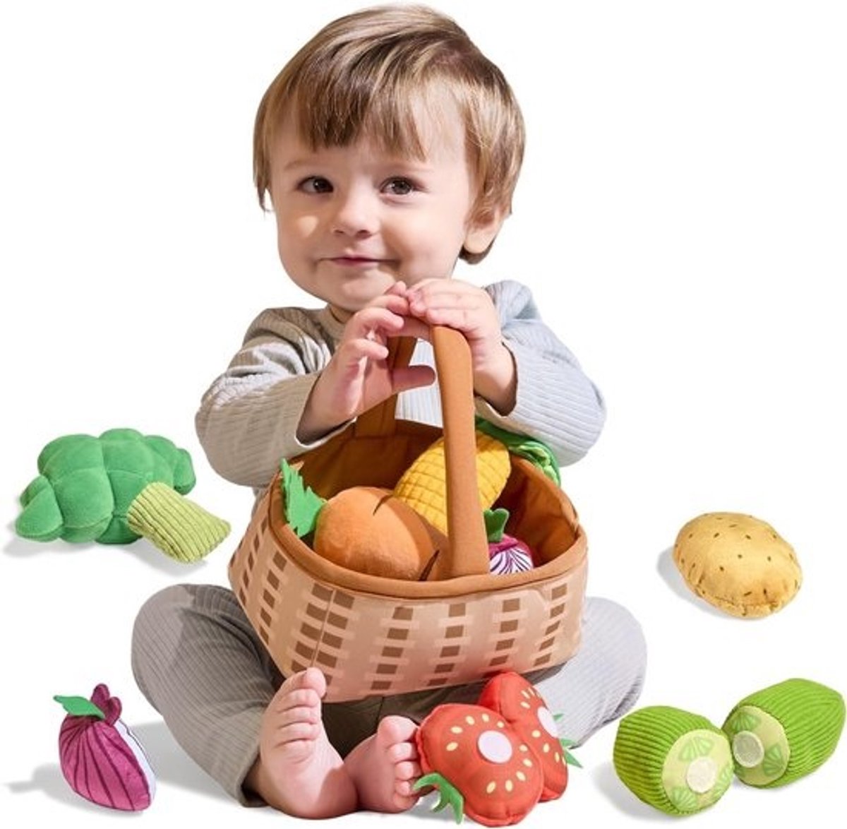 Speelgoed voor Kinderen: Groenten en Fruit Winkelaccessoires voor Kinderkeuken Rollenspel