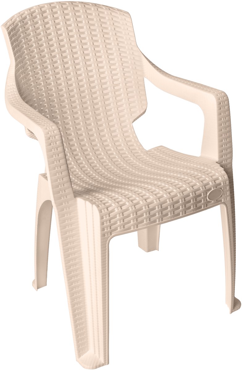 Garronda Tuinstoel Stapelbaar met Rotanlook GD-0254 Beige