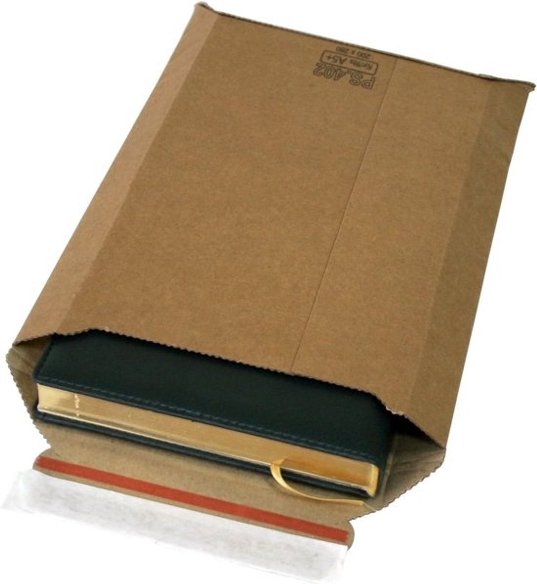 Premium verzendzakken van golfkarton voor DIN A3 - 490 x 330 mm - vulhoogte 50 mm - 10 stuks