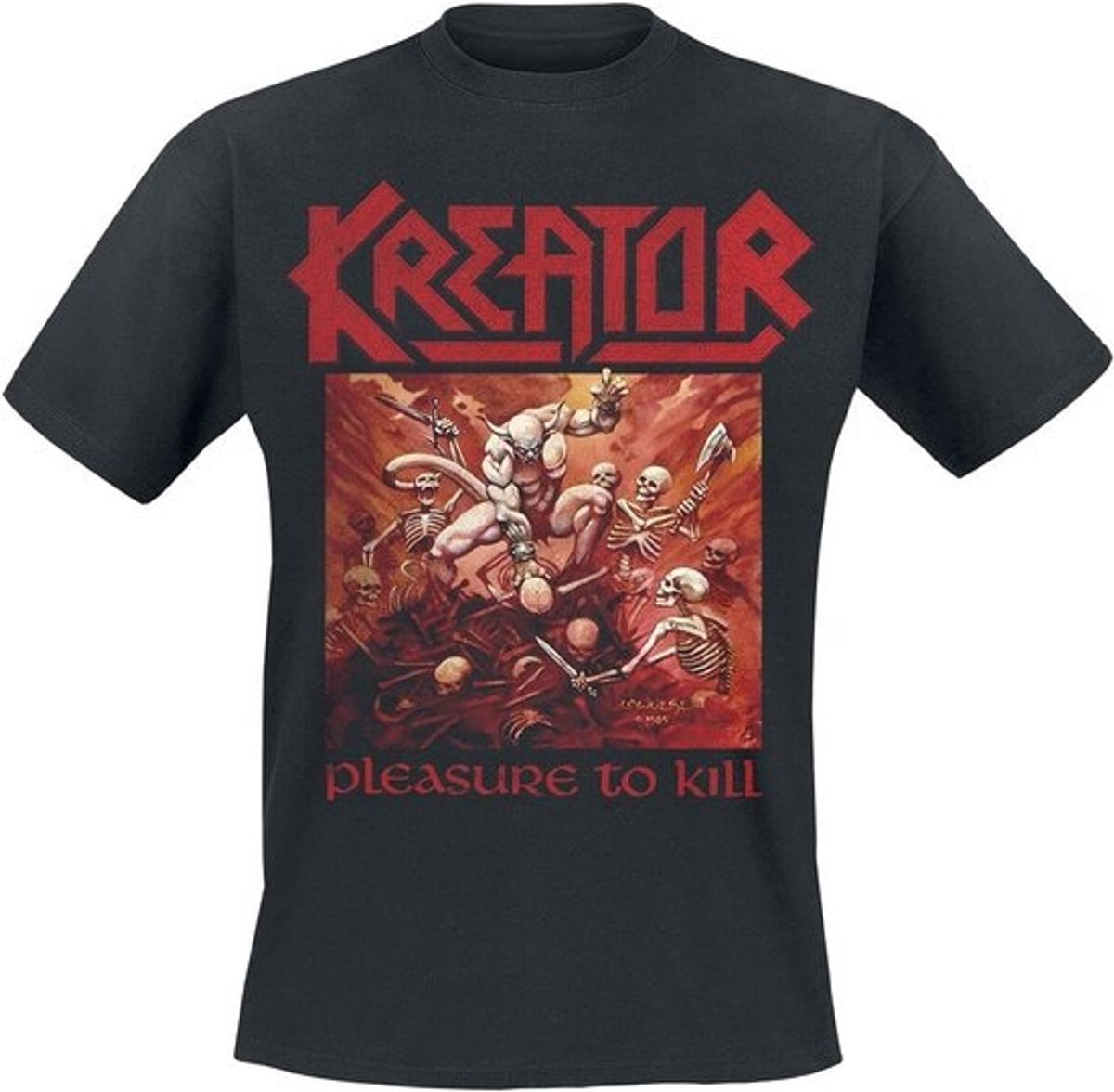 Pleasure To Kill T-shirt zwart - Band Merchandise