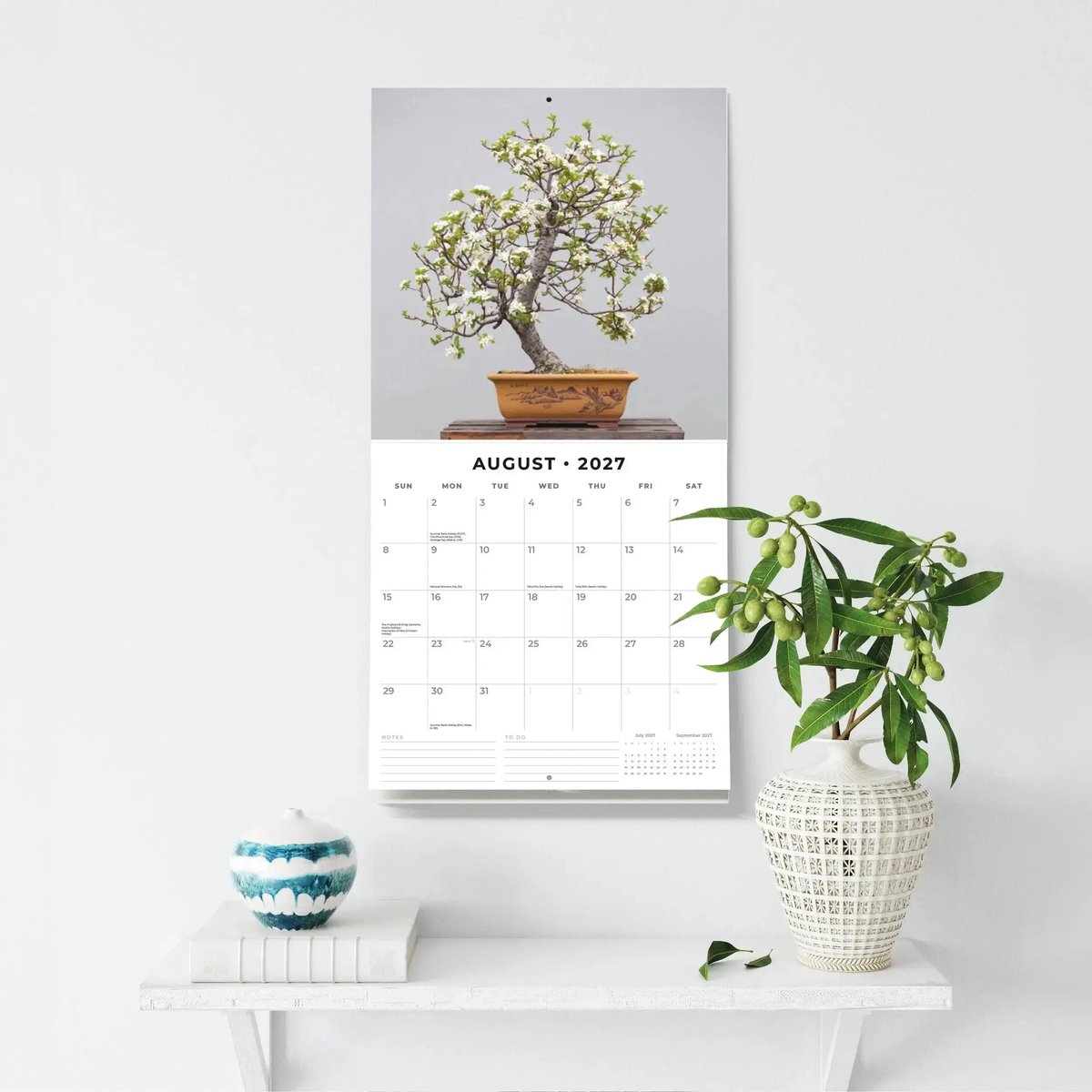 Bonsai Kalender 2027
