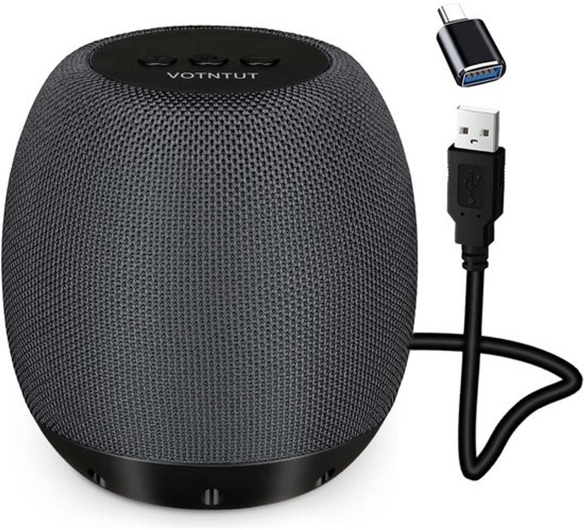 Wired Mini USB PC Speaker with Stereo Sound and Enhanced Bass